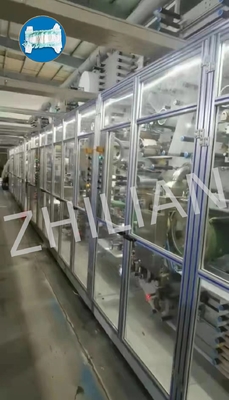Tipo completamente automático de alta velocidad de la máquina T del pañal del bebé