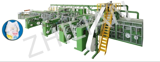 El bebé levanta el tipo de fabricación 450pcs/minuto de la máquina 2pcs de Pampers