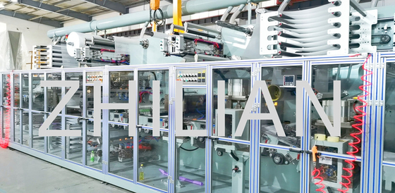 máquina de fabricación de sábanas de hospital de longitud de 2200 mm 170 m/min