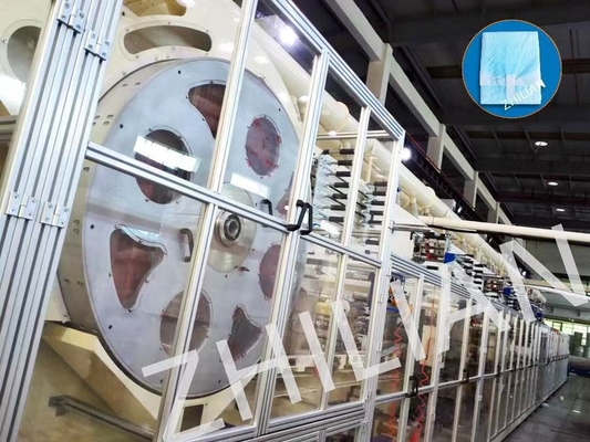 Máquina completamente automática de la servilleta sanitaria derecho que embala 500 PC/las 900 PC mínimas/minuto