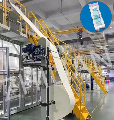 Máquina de pañales para adultos desechables para la incontinencia femenina