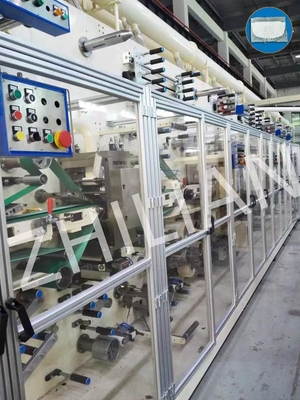 Máquina de embalaje individual de máquina de almohadillas mamarias desechables con cinta elástica