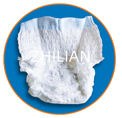 Reduzca los pantalones menstruales femeninos del pañal a pulpa de la base que hacen la máquina 350pcs/minuto