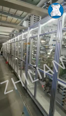 Máquina femenina de la fabricación del pañal del animal doméstico de la máquina de la producción del pañal del perro