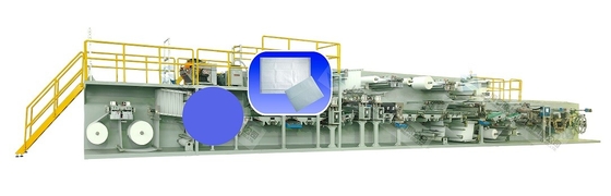 Máquina de almohadillas de control servo de 3 capas 450MM 600MM 900MM